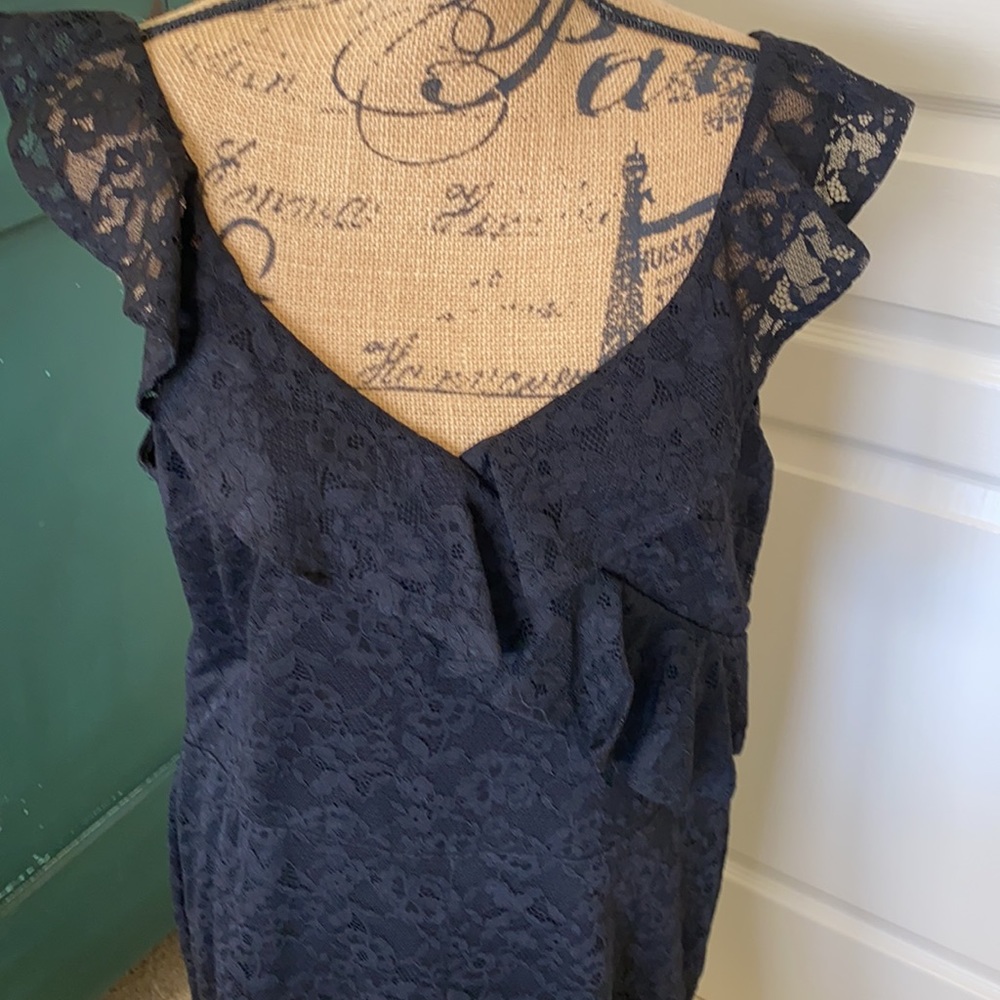 New With Tags Express Black Lace Romper - Picture 2 of 4